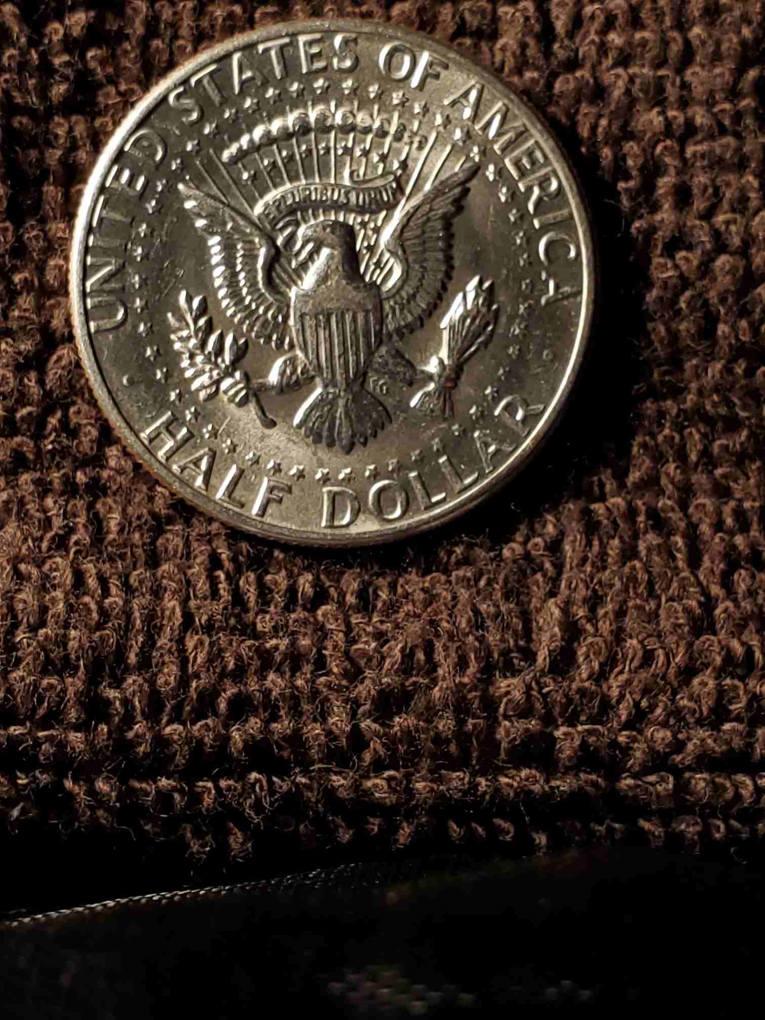 1971-D-Kennedy-Half-Dollar-With-Doubling,-Multiple-Copper-Faces